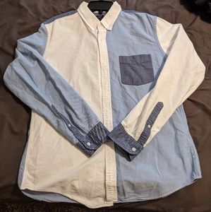 J.Crew Block Pattern Button Down Shirt